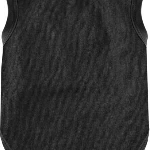 Dog Shirt Vest Clothes for Small Dogs Boy Girl Summer Solid Stretchy Puppy T-Shirts Soft Cool Breathable Lightweight Dog Sweatshirt Pet Cat Outfit